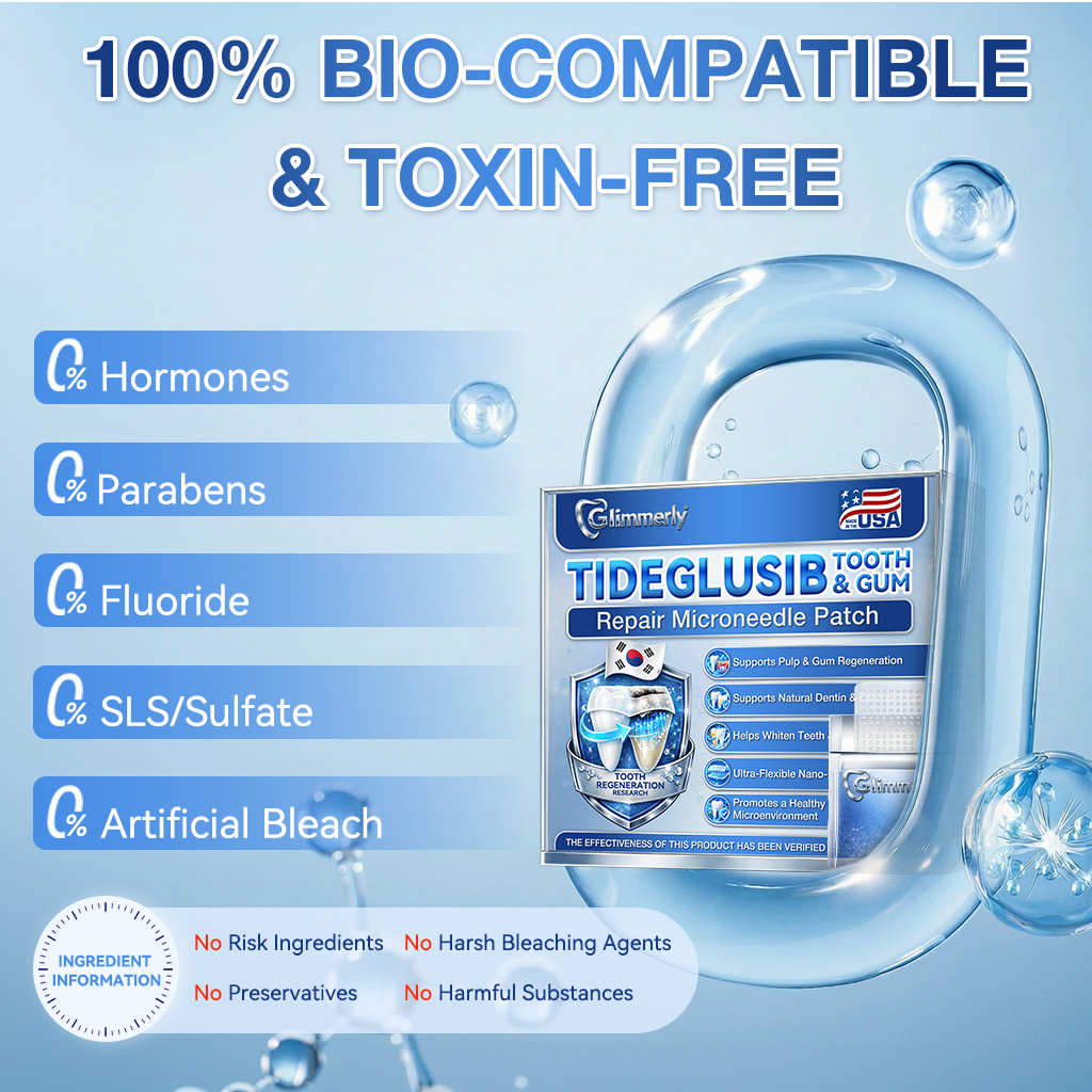 𝐆𝐥𝐢𝐦𝐦𝐞𝐫𝐥𝐲® 🦷𝐓𝐢𝐝𝐞𝐠𝐥𝐮𝐬𝐢𝐛 𝐓𝐨𝐨𝐭𝐡 & 𝐆𝐮𝐦 𝐑𝐞𝐩𝐚𝐢𝐫 𝐌𝐢𝐜𝐫𝐨𝐧𝐞𝐞𝐝𝐥𝐞 𝐏𝐚𝐭𝐜𝐡  | 𝐀𝐝𝐯𝐚𝐧𝐜𝐞𝐝 𝐒𝐭𝐞𝐦-𝐂𝐞𝐥𝐥 𝐀𝐜𝐭𝐢𝐯𝐚𝐭𝐢𝐨𝐧 𝐓𝐞𝐞𝐭𝐡 𝐒𝐭𝐫𝐢𝐩𝐬(𝐑𝐞𝐛𝐮𝐢𝐥𝐝 𝐄𝐧𝐚𝐦𝐞𝐥 & 𝐃𝐞𝐧𝐭𝐢𝐧 • 𝐒𝐭𝐫𝐞𝐧𝐠𝐭𝐡𝐞𝐧 𝐆𝐮𝐦𝐬 • 𝐄𝐫𝐚𝐝𝐢𝐜𝐚𝐭𝐞 𝐓𝐚𝐫𝐭𝐚𝐫 & 𝐎𝐝𝐨𝐫 • 𝐒𝐭𝐨𝐩 𝐓𝐨𝐨𝐭𝐡 𝐒𝐞𝐧𝐬𝐢𝐭𝐢𝐯𝐢𝐭𝐲)💎